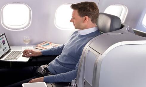 Optimaal comfort in de Business Class van Aer Lingus Business Class Aer Lingus
