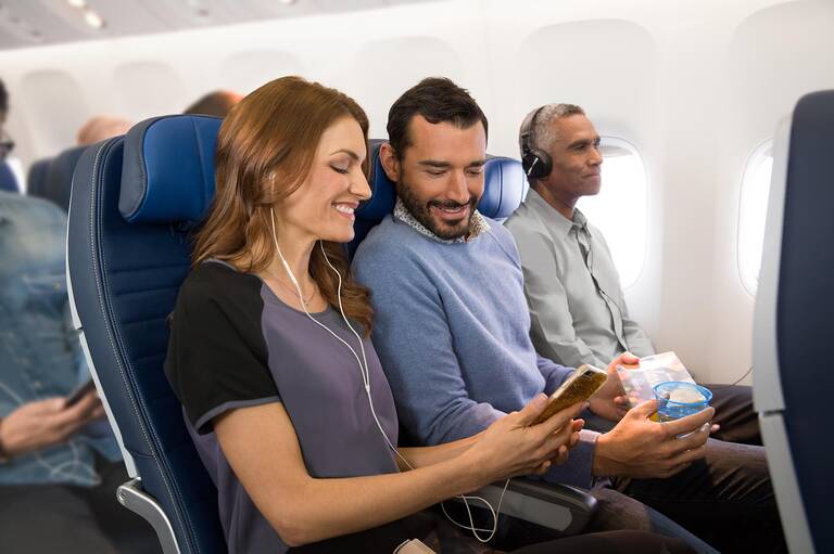 United Airlines Wifi aan boord