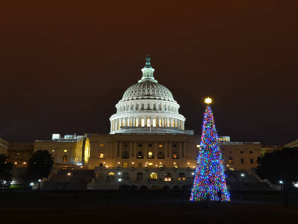 Kerst in Washington DC Washington DC Christmas Tree