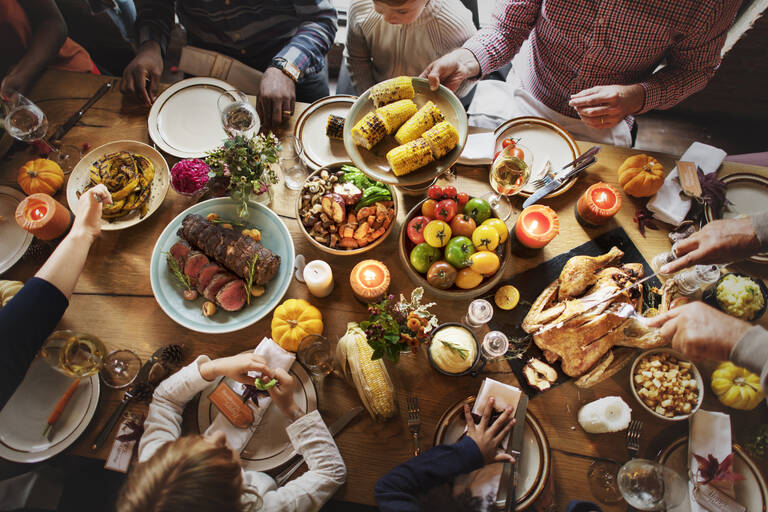 Thanksgiving Day feestdagen Amerika