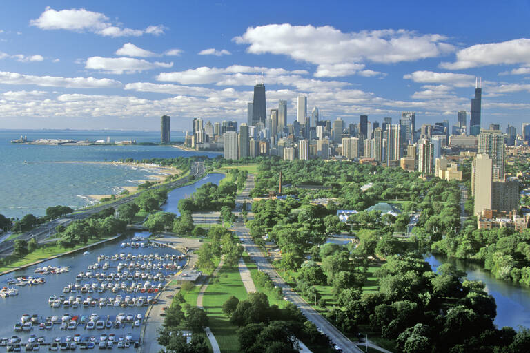 Skyline Chicago stedentrip Chicago