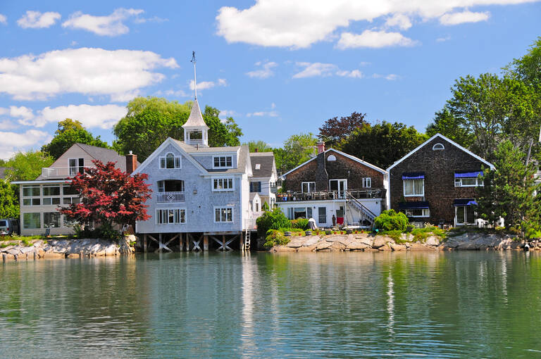 Kennbunkport, houten kusthuizen kennebunkport