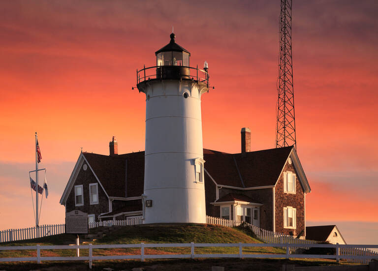 Cape Cod, Nobska Lighthouse Cape Cod, Massachusetts