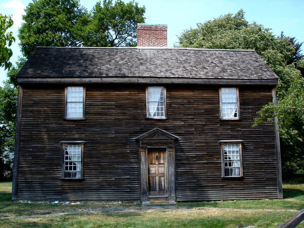 Geboortehuis van John Adams in Quincy John Adams' geboortehuis