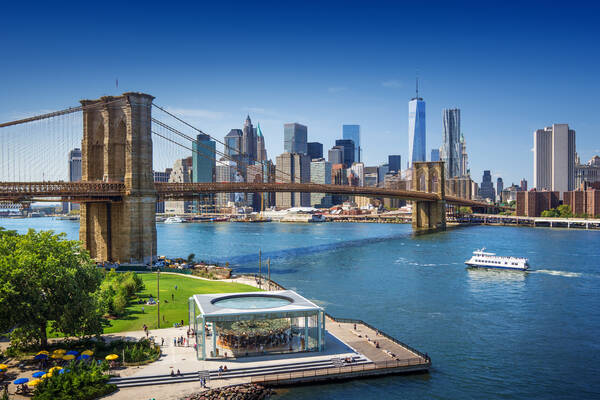 New York met Brooklyn Bridge Sabine