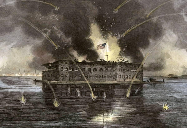 De aanval op Fort Sumter De aanval op Fort Sumter markeerde het begin van de Amerikaanse Burgeroorlog