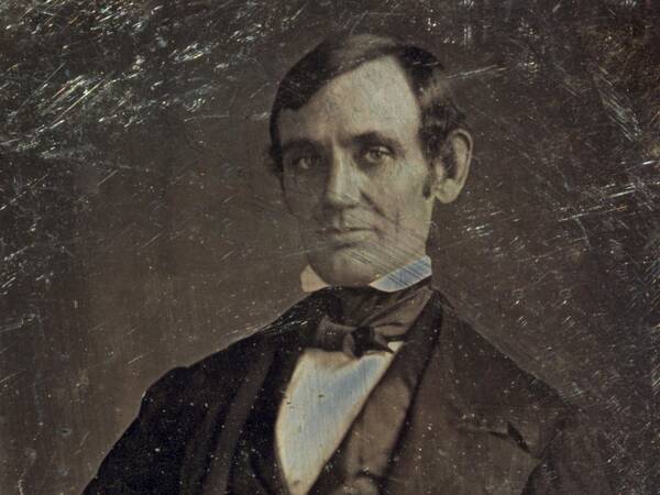 Abraham Lincoln in het Huis van Afgevaardigden Abraham Lincoln rond 1846 in het Huis van Afgevaardigden