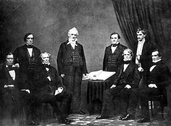 President James Buchanan in 1859 James Buchanan als president in 1859
