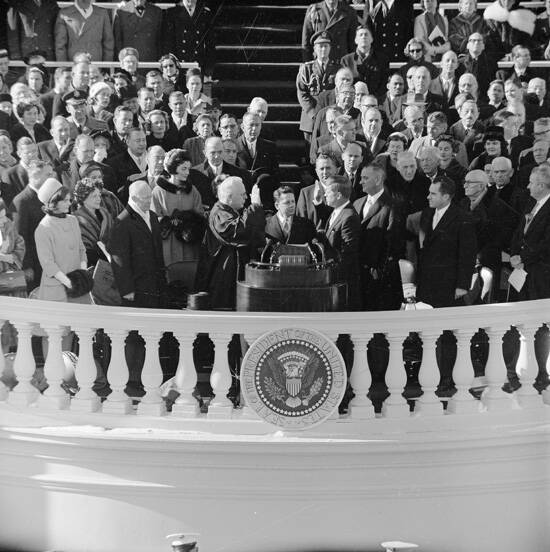 De inauguratie van president John F. Kennedy