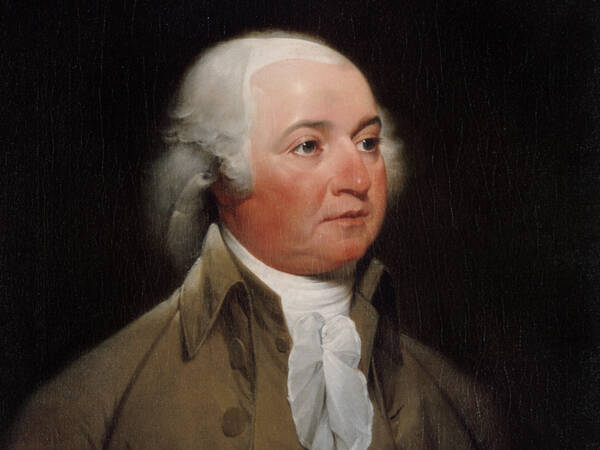Portret van president John Adams John Adams portret
