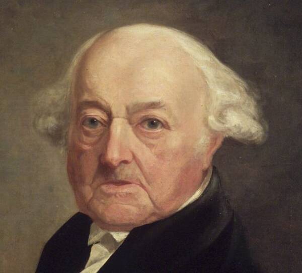 Portret van John Adams John Adams portret