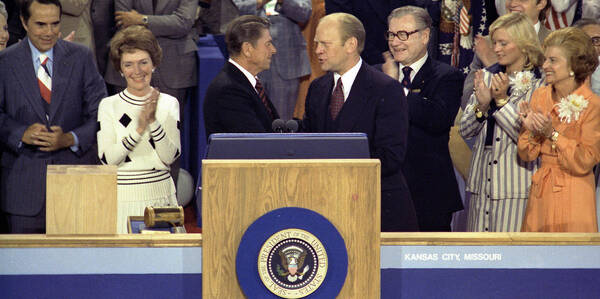 Ronald Reagan Gerald Ford