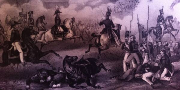 Zachary Taylor heeft de leiding over de Slag om Palo Alto Battle of Palo Alto