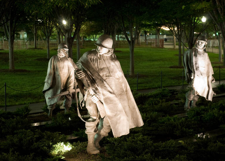 Washington DC, Korean War Veterans Memorial Stedentrip Washington