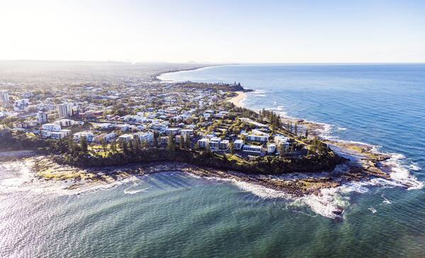 Caloundra luchtfoto
