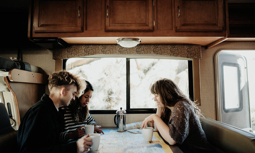 Campervan in Amerika van Jucy