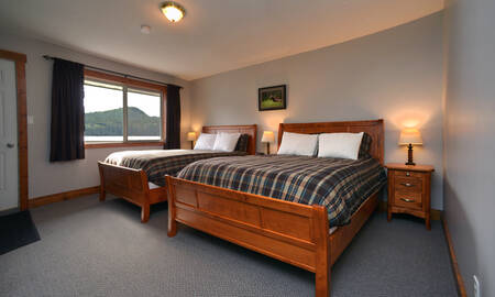 De kamers in Knight Inlet Lodge