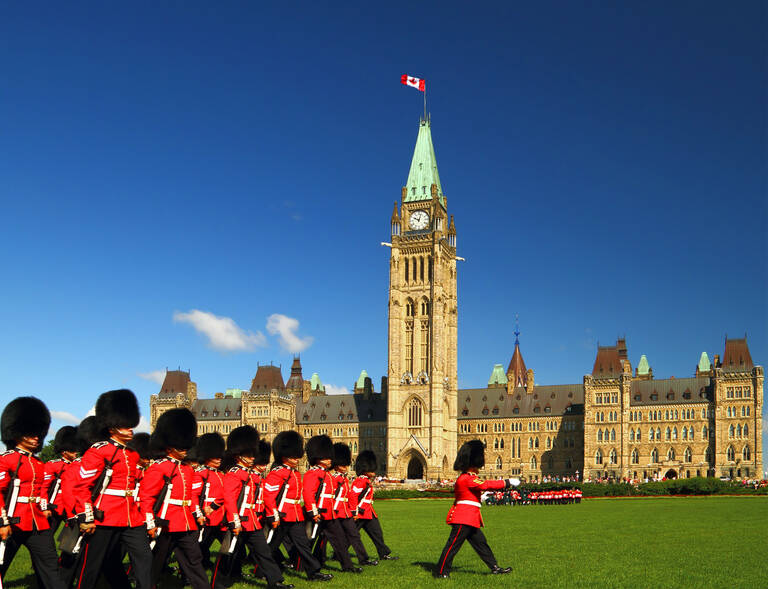 Ottawa, Parliament Hill Ottawa, hoofdstad Canada