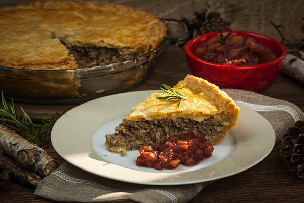 Tourtiere, meatpie Tourtiere in Canada
