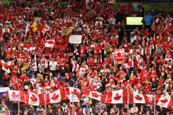 Hockey is onwijs populair in Canada Canada Olympische Spelen