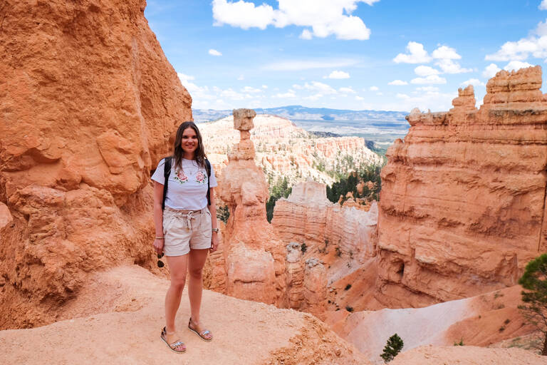 Carola in Bryce National Park Carola