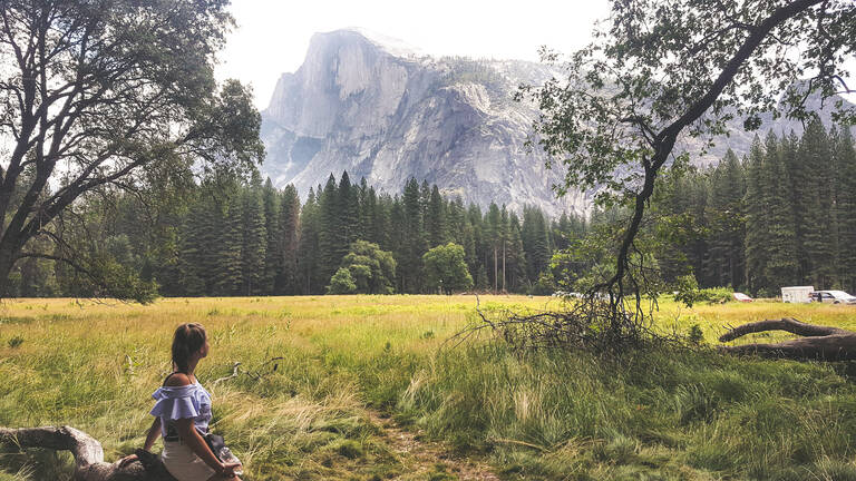 Carola in Yosemite Carola