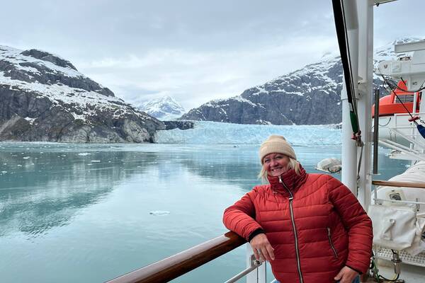 Henriëtte bij Glacier Bay Reisadviseur Henriëtte