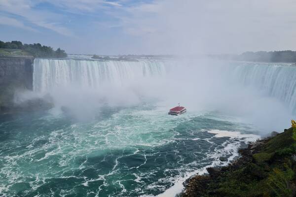 Lisanne bij de Niagara Falls Reisadviseur Lisanne