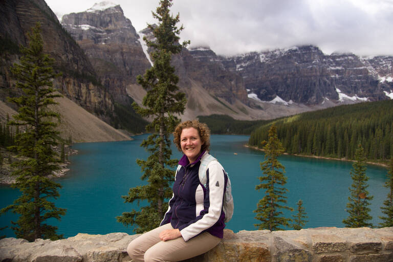 Favoriet van Monique, Moraine Lake in Banff West-Canada