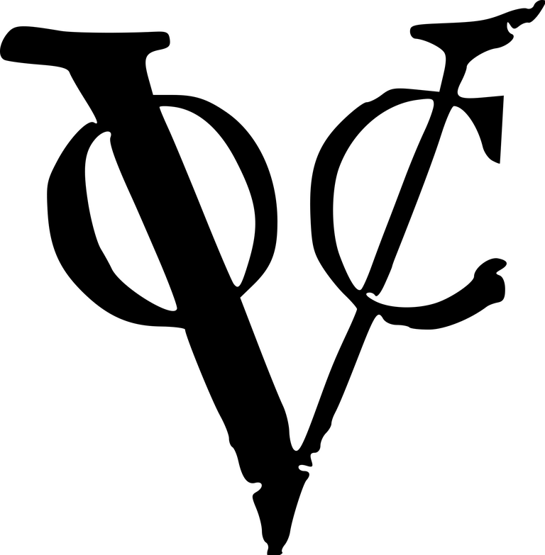 Logo VOC; de Verenigde Oost-Indische Compagnie logo VOC