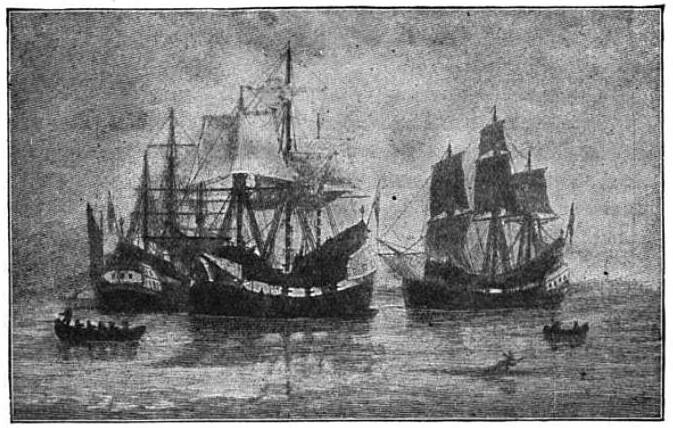 The Winthrop Fleet The Winthrop Fleet landt in New England