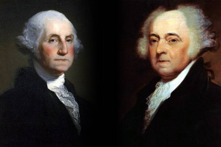 George Washington en John Adams George Washington en John Adams