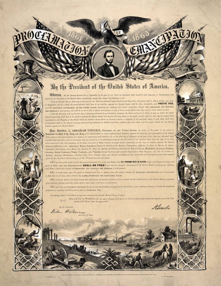 Proclamation of Emancipation Proclamation of Emacipation