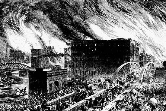 1871: Grote brand van Chicago 1871: Grote brand van Chicago