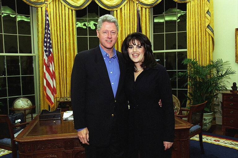 Monica Lewinsky en Bill Clinton
