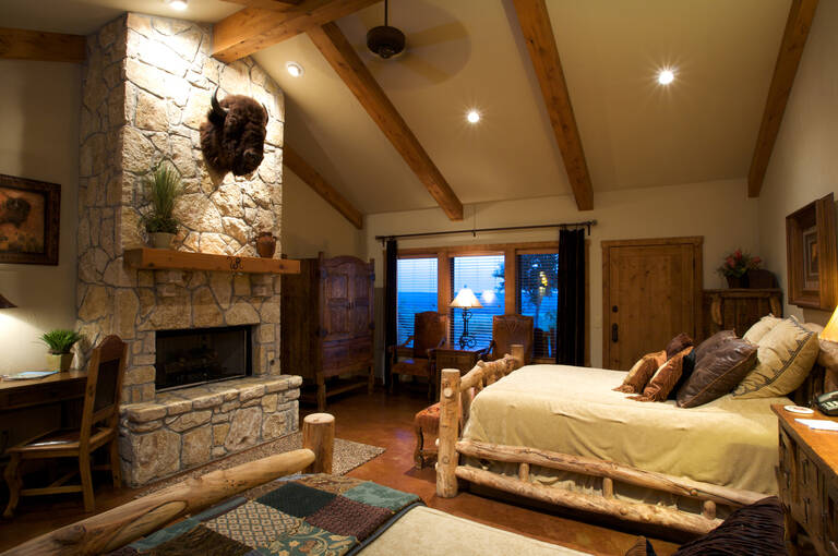 Kamer voorbeeld in een lodge hotel Vragen hotel Amerika Canada