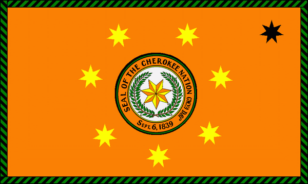 Vlag van de Westelijke Cherokee vlag Westelijke Cheroke