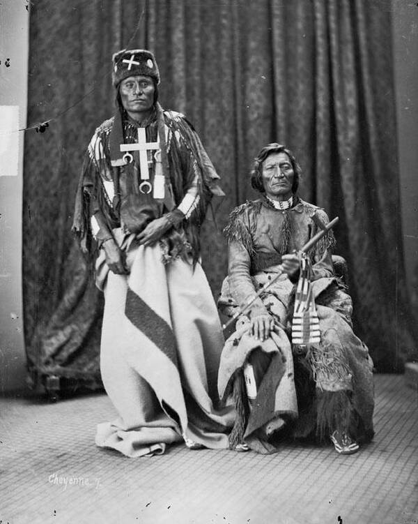 Cheyennes Little Coyote en Dull Knife Chief Dull Knife Cheyenne