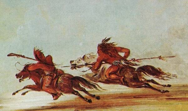 Comanche waren goede ruiters Comanche
