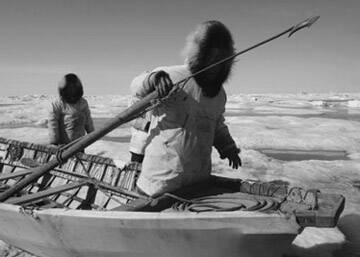 De Inuit waren jagers, foto: First Peoples of Canada Inuit jagers