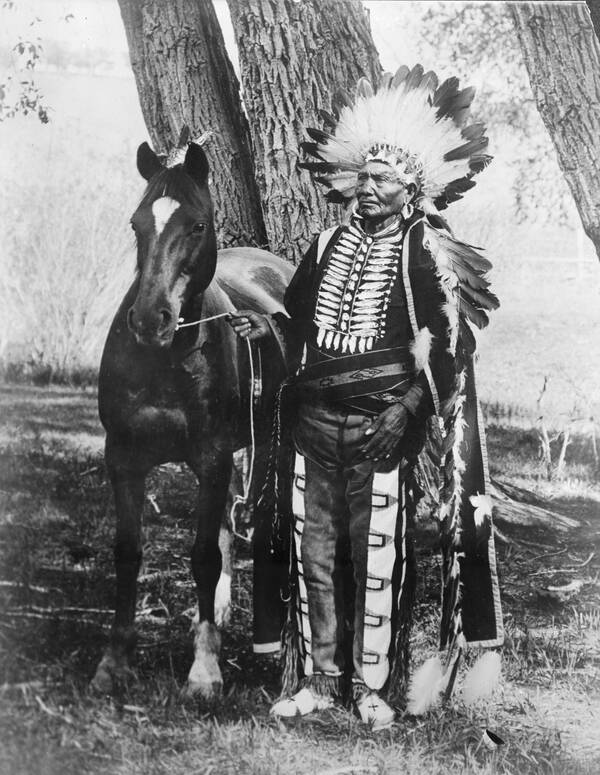 Indianenopperhoofd in 1904 Indianenopperhoofd van de Ute