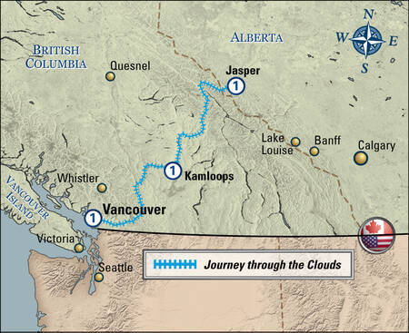 Treinreis West-Canada