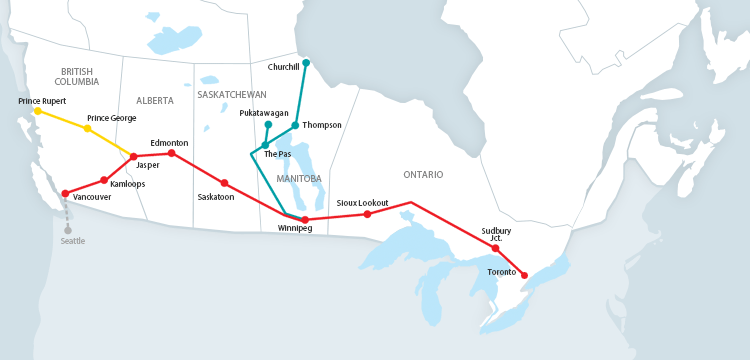 route the skeena trein canada