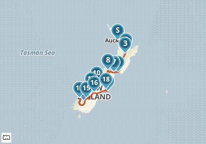 Nieuw-Zeeland in een Notendop